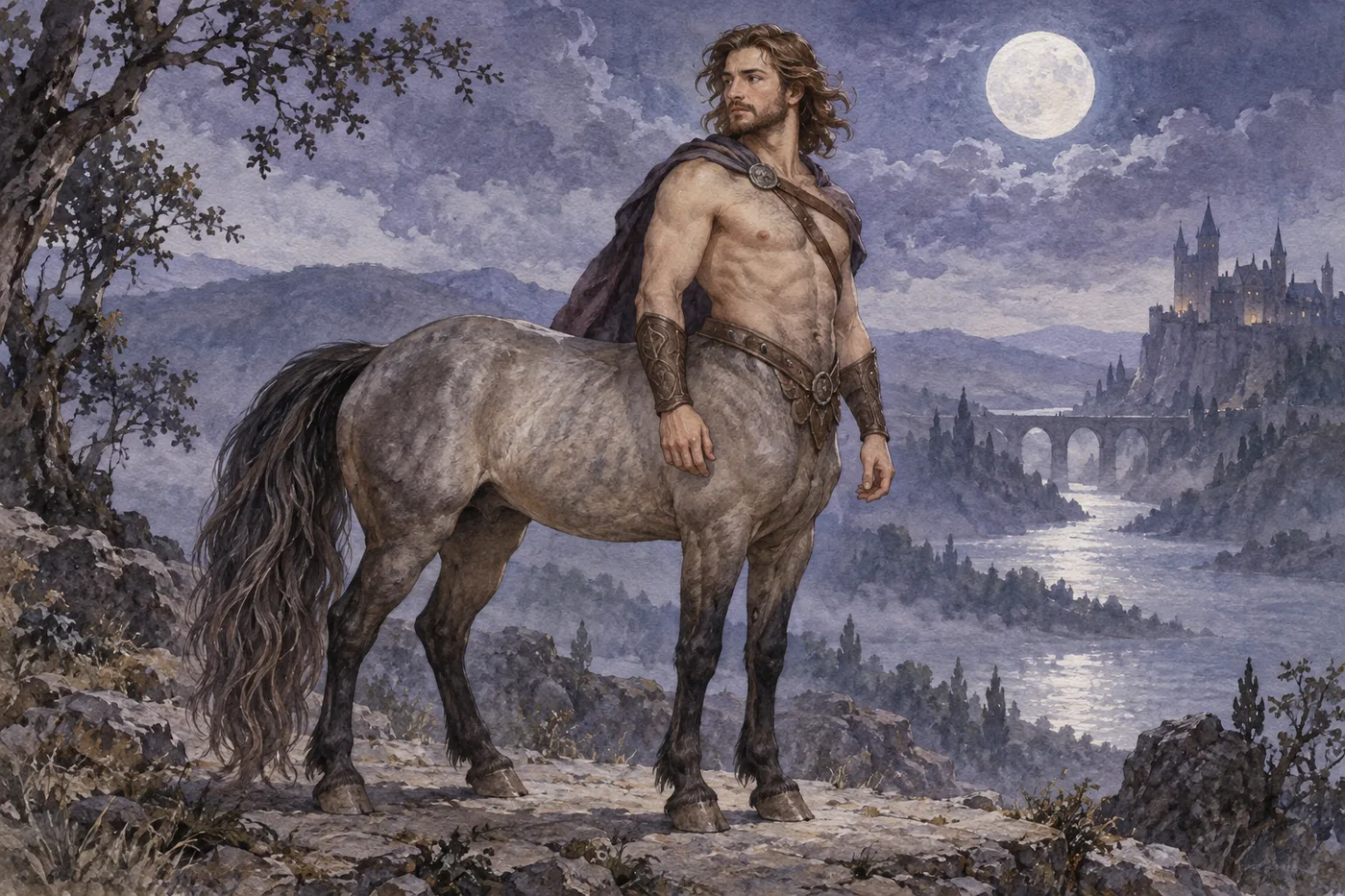 Centaur - na wpół koń, na wpół człowiek w fantasy