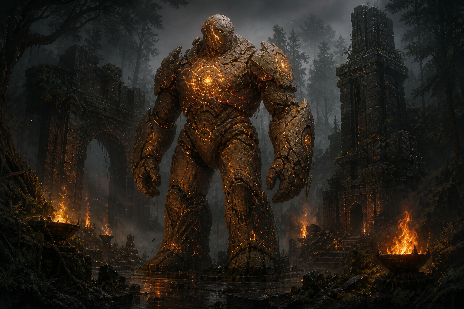 Golem - magiczny strażnik z gliny i kamienia