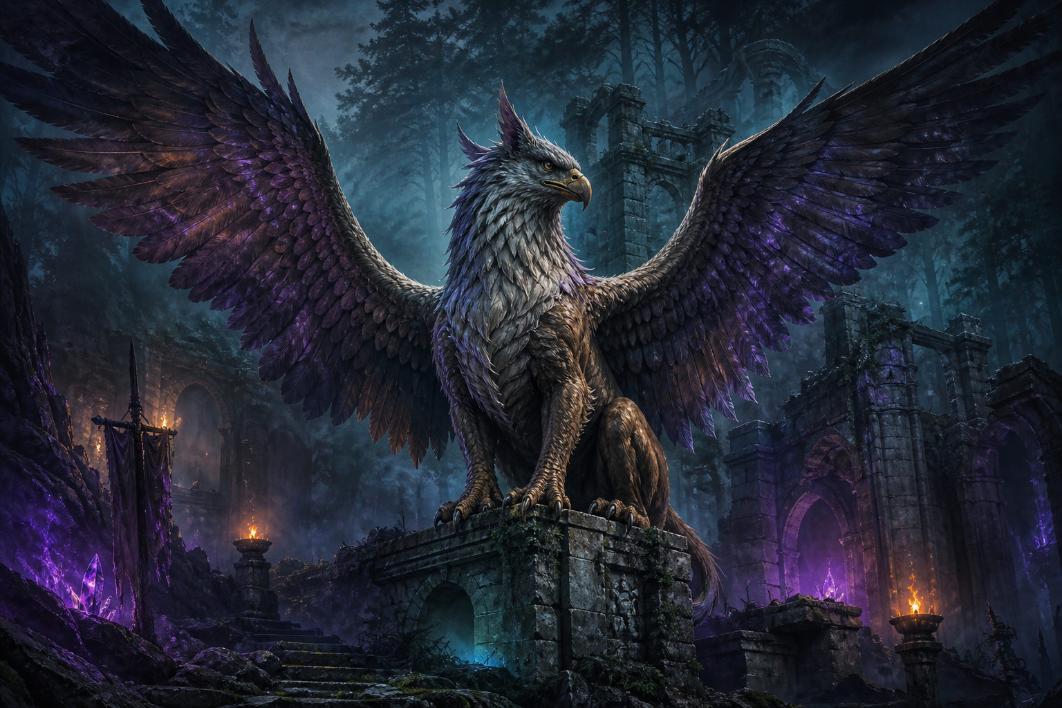 Gryf - skrzydlaty władca legend i fantasy
