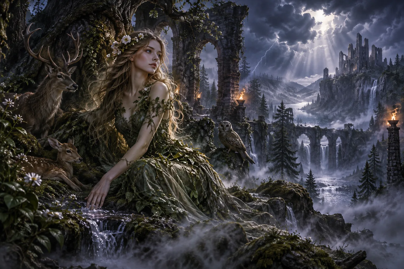 Nimfa - duch natury z mitologii i fantasy